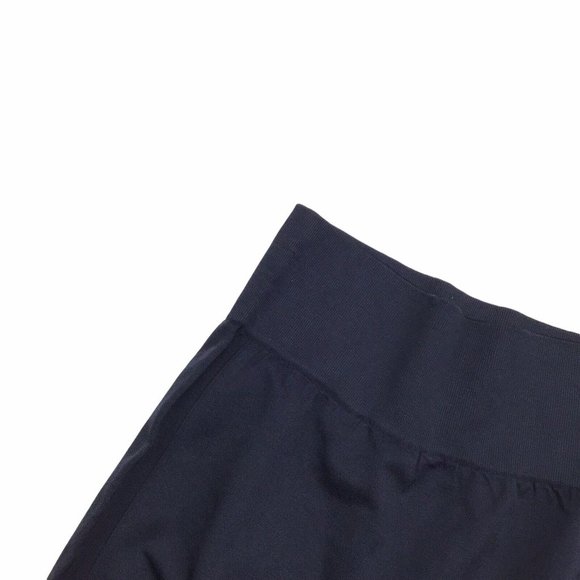 Zella Girls Cropped Cutout Leggings Navy Blue Stretch Size Medium M (8/10) - Picture 2 of 4